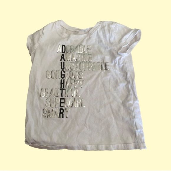 3/$15✨ Children’s Place: Daughter Acrostic Poem Short Sleeved Tee. - Picture 4 of 7